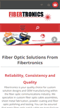 Mobile Screenshot of fibertronics.com